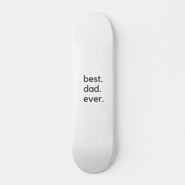 Skate melhor pai sempre escuro (Frente)