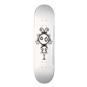 Skate Menina bonito dos desenhos animados de Kawaii