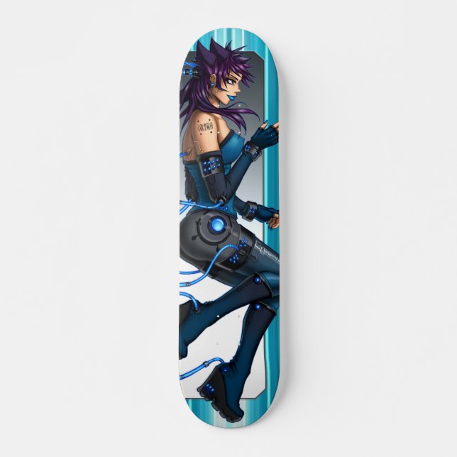 Skate Menina do Anime da ficção científica (Frente)