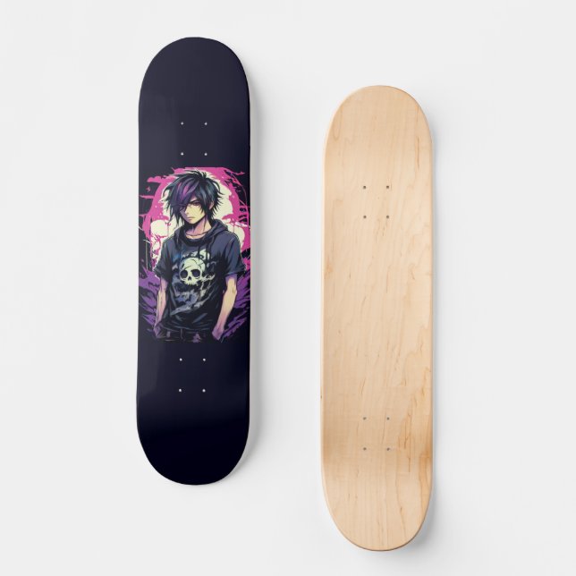 Skate Menino de Anime (Frente)