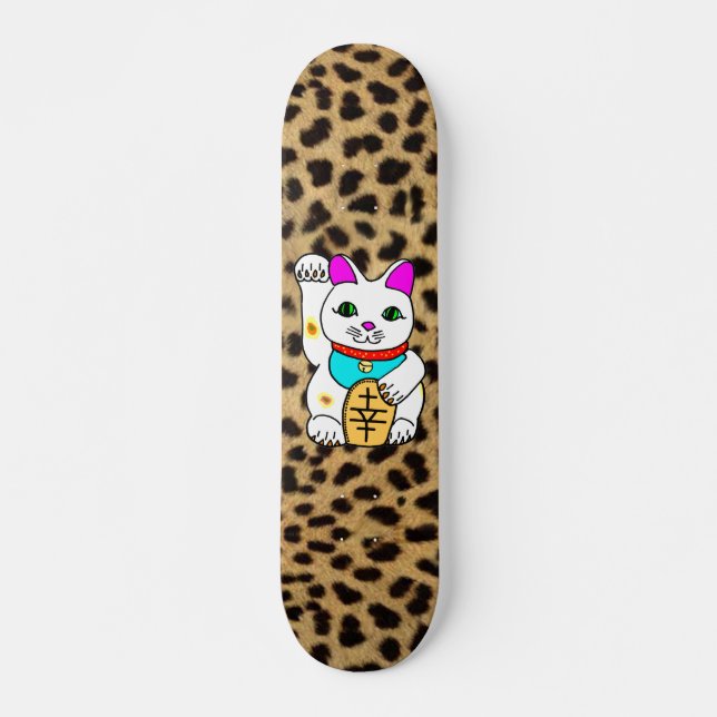 SKATE MEOWIES SORTE CAT MANEKI NEKO LEOPARD (Frente)