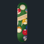 Skate Mesa de Billiards da vida com bolas e giz<br><div class="desc">Arrume-os com esta pintura espetacular de uma mesa de bilhar por Jennifer Goldberger. As bolas parecem novas,  o feltro parece imaculado,  e o giz já foi aplicado aos paus de sinalização. Segure isso em sua casa,  ou entregue a um amigo ou amado que goste de um jogo de piscina!</div>
