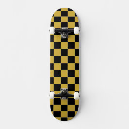 Skate Metallic Gold with Black Square Style