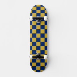 Skate Metallic Gold with Navy Square Style