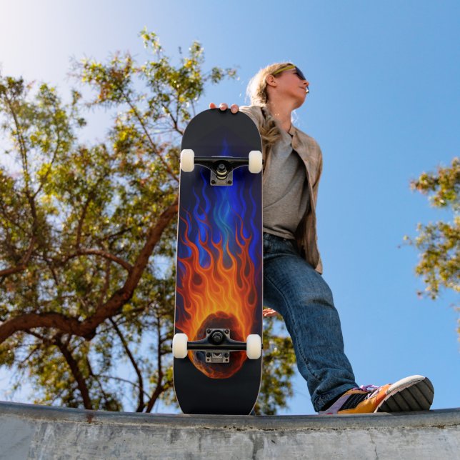 Skate Meteorito Flamejante (Ao ar livre 1)