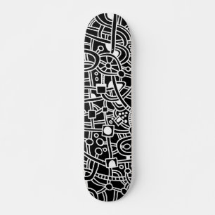 Skate Metrópole II - Branco em Preto