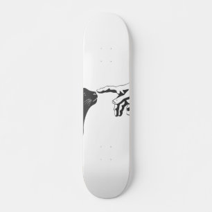 Skate Michelangelo Cat - Escolher cor de fundo