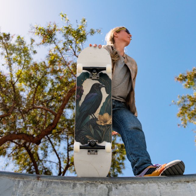Skate Midnight Botanical Raven (Ao ar livre 1)