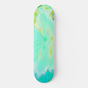 Skate Milkweed Psikedélico de Água e Verde Lima