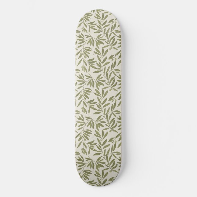 Skate Minimal Olive Branch Pattern (Frente)