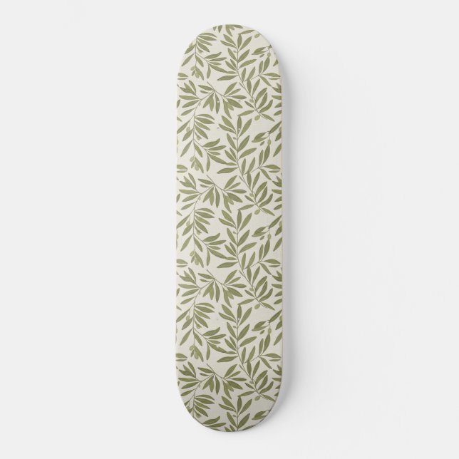 Skate Minimal Olive Branch Pattern (Frente)