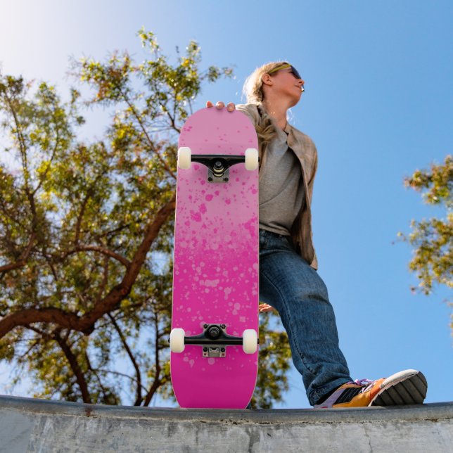 Skate Minimalismo Rosa  (Ao ar livre 1)