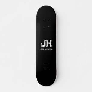 SKATE MINIMALISTA BRANCA MONOGRAMA DE NOME DE DUAS LETRA