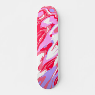 Skate Mistura Líquida de Tinta de Textura de Mármore Ver