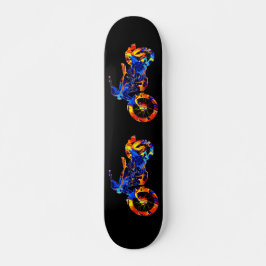 SKATE MIX NEON PINT DE MOTOCICLO COLORIDO