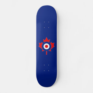 Skate Mod do rolo de folhas mapeado canadense em azul