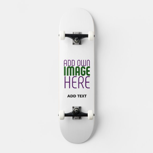 SKATE MODELO DE TEXTO DE IMAGEM BRANCA SIMPLES EDITÁVEL  (Frente)