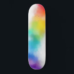 Skate Modelo Vazio Personalizado Vermelho Azul Azul Cor-<br><div class="desc">Tabuleiro de Abstrato de Trendy Arte Vermelha Azul Cor-de-rosa Modelo Vazio Verde Amarelo-Cor.</div>