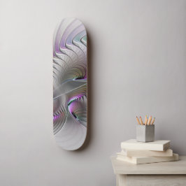 Skate Moderna Figura de Fantasia Tímida Abstrata Arte Fr