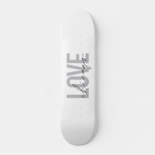 Skate Moderno, legal, simples, mínimo, design Love Chic