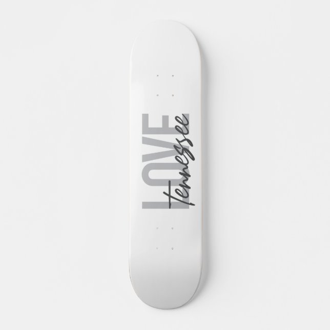 Skate Moderno, simples, chic, design urbano Tennessee (Frente)