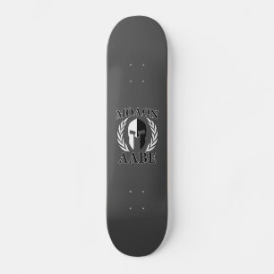 Skate Molon Labe Spartan Mask Laurels Black & White