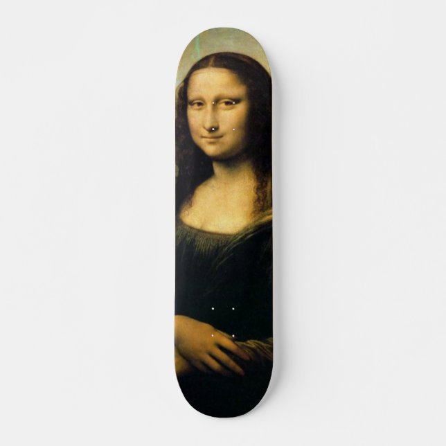 Skate Mona-lisa-pintura (Frente)