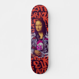 Skate Mona Lisa Punk Art