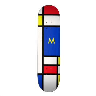 Skate Mondrian inspirou a arte abstracta do design