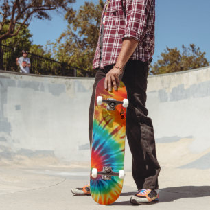 Skate Monograma de Redemoinho Tie Dye