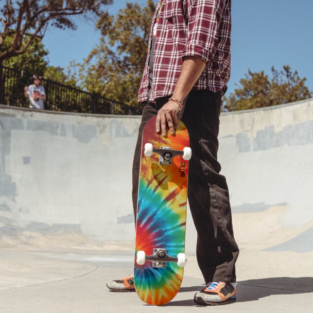 Skate Monograma de Redemoinho Tie Dye (Ao ar livre 2)