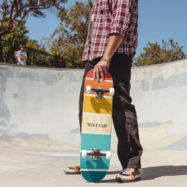 Skate Monograma de Stripes Retro