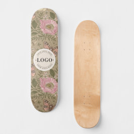 Skate Monograma Floral Botânico de Flores Silvestres Mod