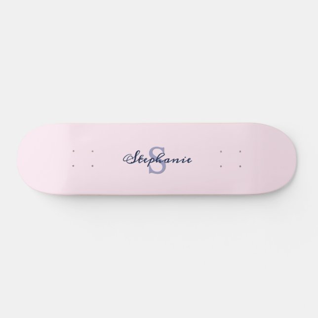 Skate Monograma Rosa na Moda (Horz)