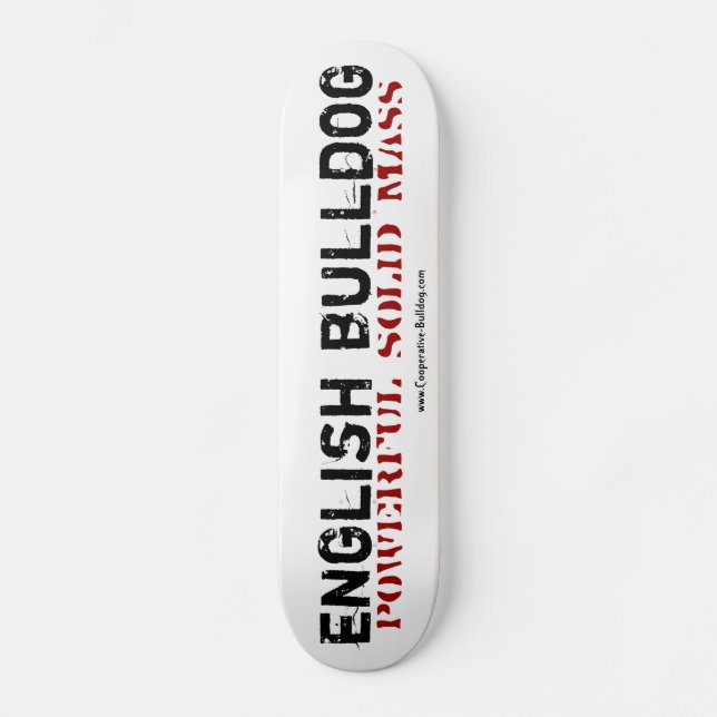 Skate Monopatim Bulldog Inglesa (Frente)