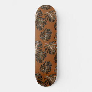 Skate Monstera Leo Estampa Animal Glam 3