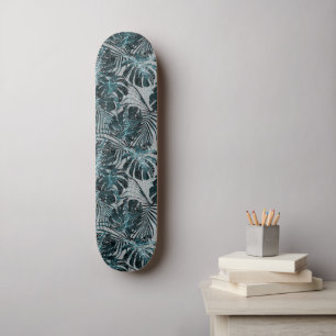 Skate Monstera Palm Leo Estampa de Animal Glam 2