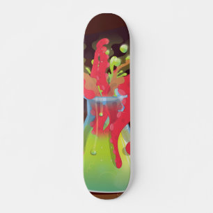 Skate Monstro científico da garrafa da experiência