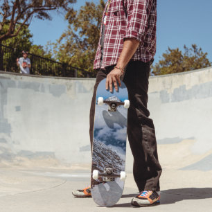 Skate montanha de neve vulcânica