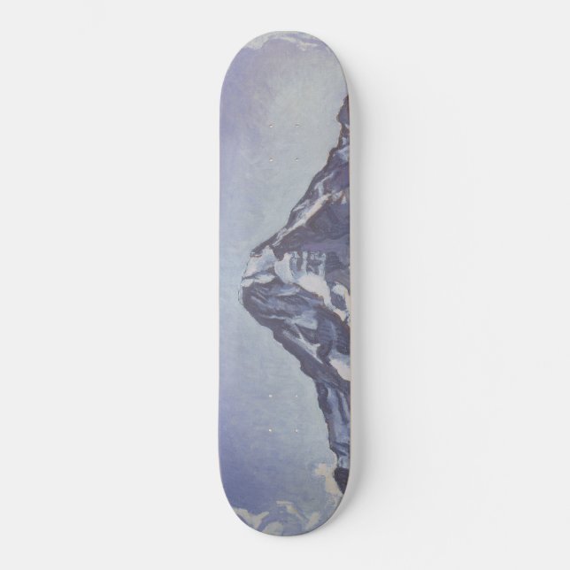 Skate Montanha Monge Com Nuvens (Ferdinand Hodler) (Frente)