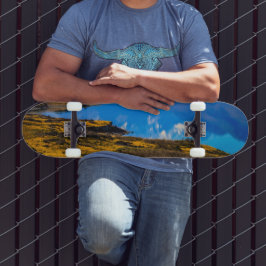 Skate Monte Cook sobre o lago Pukaki, NZ