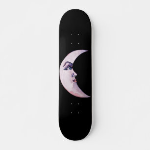 Skate Moon face MoonChild Art Moon Child