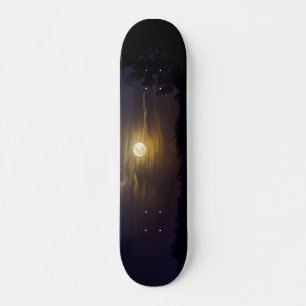 Skate Moon Silhouette