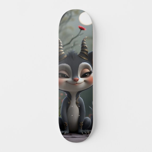 Skate Moonlit Mischief Forest Spirit of Crimson Bloom.  (Frente)