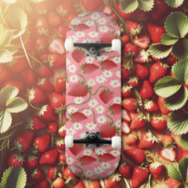 Skate Morango Amargo vermelho e rosa
