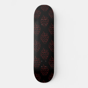 Skate Morango Vermelho Contorno Amantes de Frutas