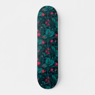 Skate Morangos selvagens, vermelhos e azuis