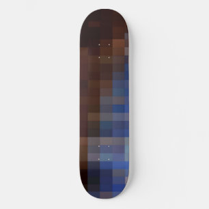 Skate Mosaico Brown-Blue Design