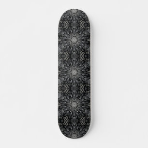 Skate Mosaico geométrico em pedra de 6 pontas