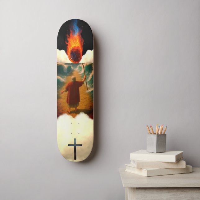 Skate Moses and the Red Sea (Arte de parede)